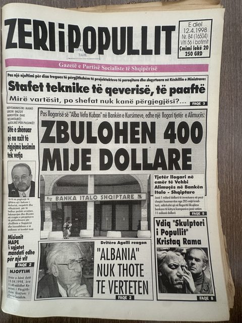 Zëri i Popullit 1998-04-12